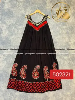 پیراهن نخی کریشه هندی