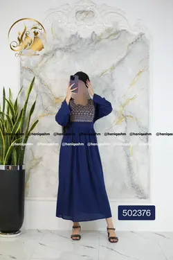 پیراهن ماکسی سوزن دوزی هندی