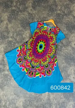 سارافون نخی هندی طرح شلوغ