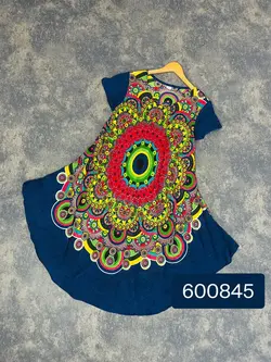 سارافون نخی هندی طرح شلوغ