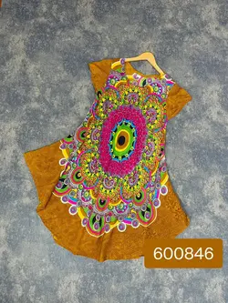 سارافون نخی هندی طرح شلوغ