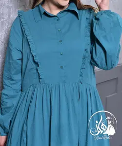 پیراهن نخی قواره بزرگ