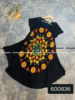 سارافون نخی هندی طرح خورشیدی