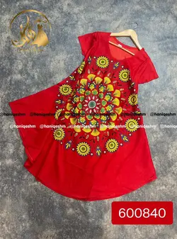 سارافون نخی هندی طرح خورشیدی