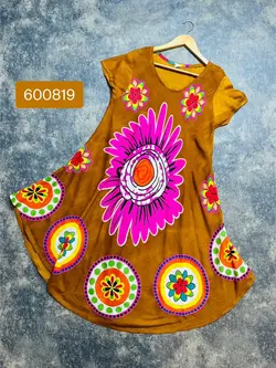 سارافون نخی هندی طرح گل