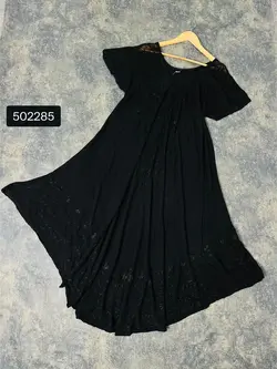 پیراهن هندی سنگشور گلدوزی