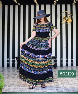 پیراهن ساحلی طرح آفریقایی