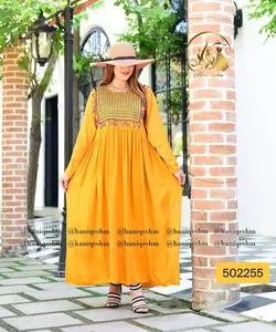 ماکسی نخی منگوله پروانه ای