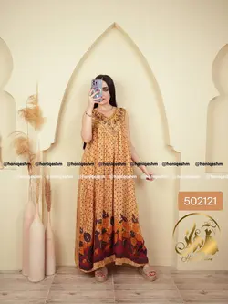 ماکسی کریشه طرح خالدار