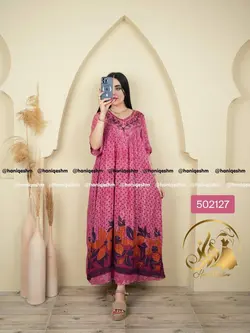 ماکسی کریشه طرح خالدار