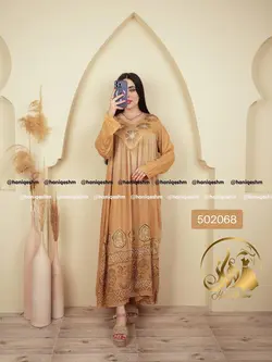 پیراهن کریشه گل آبرنگی