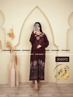 پیراهن کریشه گل آبرنگی