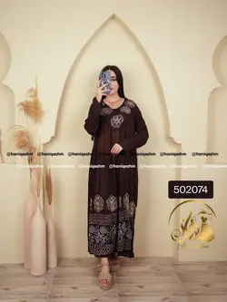 پیراهن کریشه گل آبرنگی