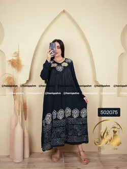 پیراهن کریشه گل آبرنگی