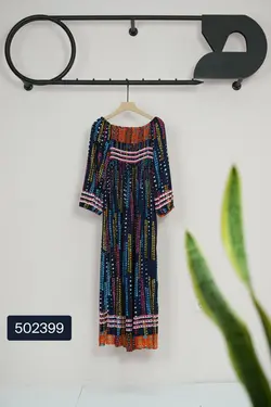 پیراهن ساحلی هندی طرح بارانی