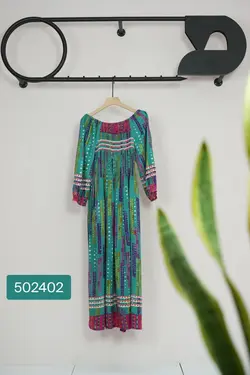 پیراهن ساحلی هندی طرح بارانی