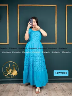 ماکسی خامه دوزی طرح سوین