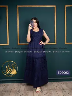 ماکسی خامه دوزی طرح سوین