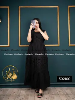 ماکسی خامه دوزی طرح سوین