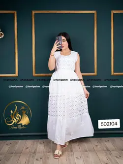 ماکسی خامه دوزی طرح سوین