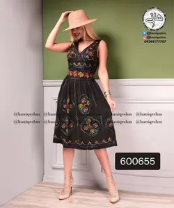 سارافون گلدوزی هندی