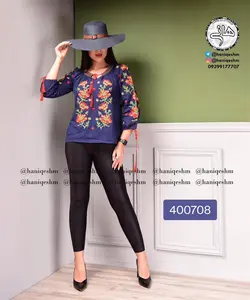 بلوز گلدوزی هندی