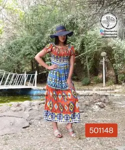 ماکسی نخی هندی قواره بزرگ