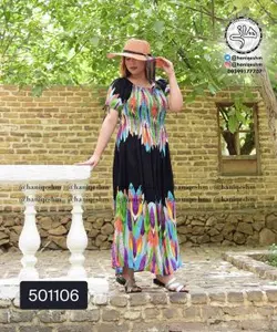 ماکسی نخی هندی سایز بزرگ