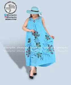 پیراهن نخی تابستانی