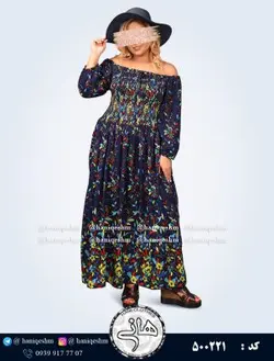 ماکسی نخی سایز بزرگ