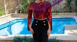 بلوز پولکی