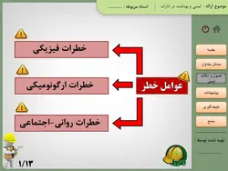 پاورپوینت ایمنی و بهداشت در ادارات | بهداشت کارکنان اداری