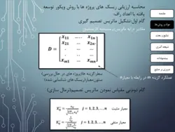 پاورپوینت اولویت بندی احداث سازه های آبیاری با روش های تصمیم گیری چند معیاره و ساختار شکست PMBOK در شرايط عدم اطمينان (12067)