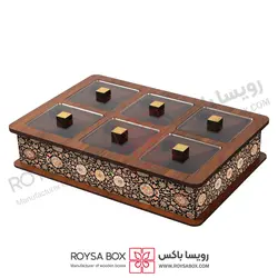 جعبه پذیرایی 6 خانه کد 6025