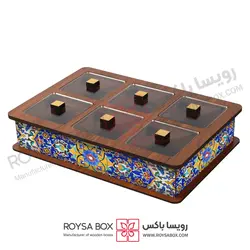 جعبه پذیرایی 6 خانه کد 6024