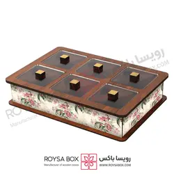 جعبه پذیرایی 6 خانه کد 6022