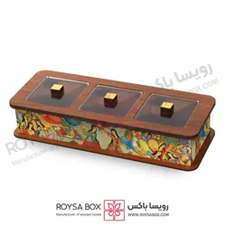 جعبه پذیرایی 3 خانه کد 305