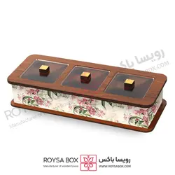 جعبه پذیرایی 3 خانه کد 306