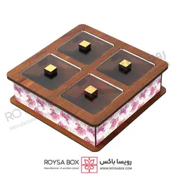 جعبه پذیرایی 4 خانه کد 407