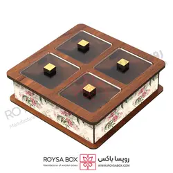 جعبه پذیرایی 4 خانه کد 406