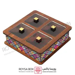 جعبه پذیرایی 4 خانه کد 401