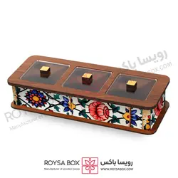 جعبه پذیرایی 3 خانه کد 302