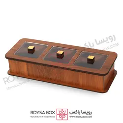 جعبه پذیرایی 3 خانه کد 303