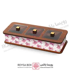 جعبه پذیرایی 3 خانه کد 307