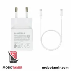 شارژر اصلی 15 وات دو سر تایپ سی سامسونگ Samsung 15W Type-C