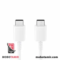 شارژر اصلی 15 وات دو سر تایپ سی سامسونگ Samsung 15W Type-C