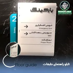 تابلو راهنمای طبقات - نقش‌سیَلک