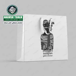 چاپ ساک دستی کاغذی-شاپینگ بگ - نقش‌سیَلک