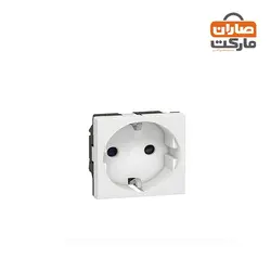 پریز برق ارت دار لگراند سفید