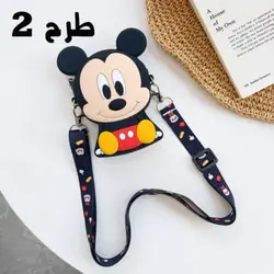 کیف دوشی سیلیکونی فانتزی طرح میکی موس